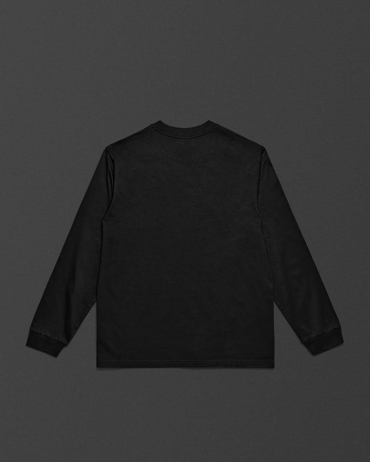 Standard Issue Long-Sleeved T-shirt Black XXS