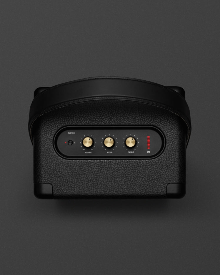 TUFTON BLACK AND BRASS